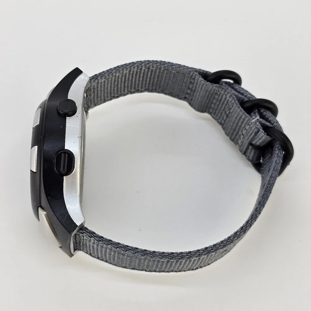 Bowflex‎ Digital Fitness Men's Watch 42MM New Gray Canvas Bands New Battery